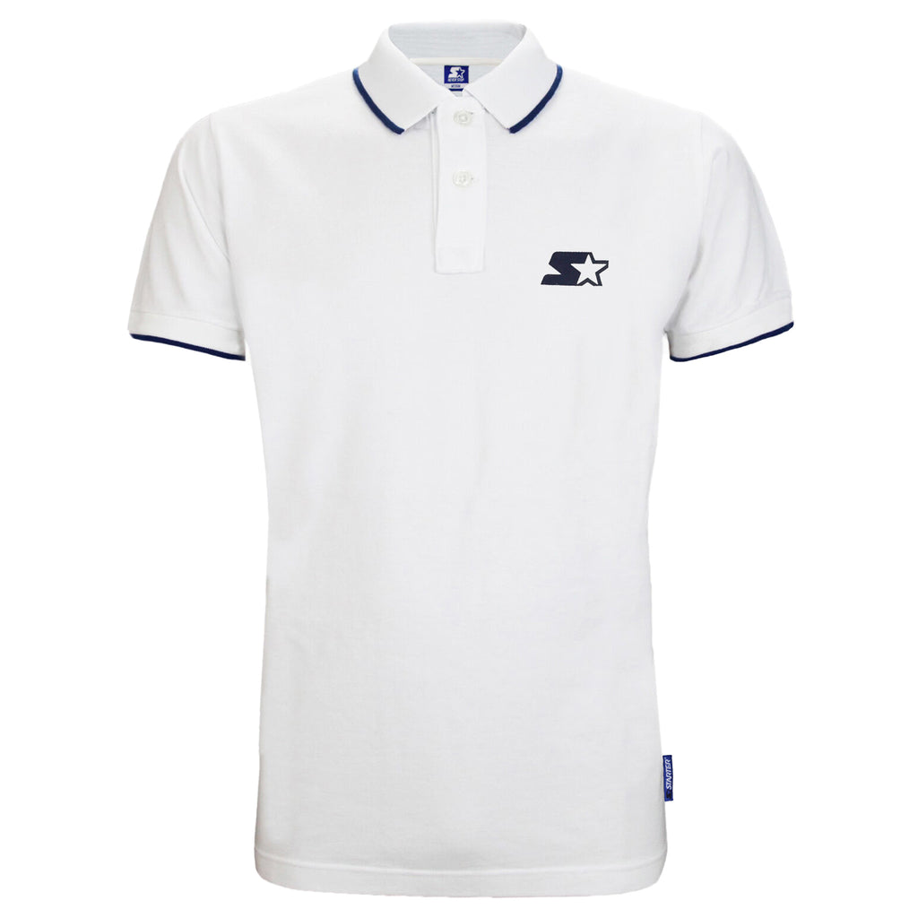 Starter Enhance Mens Optic White Polo Shirt