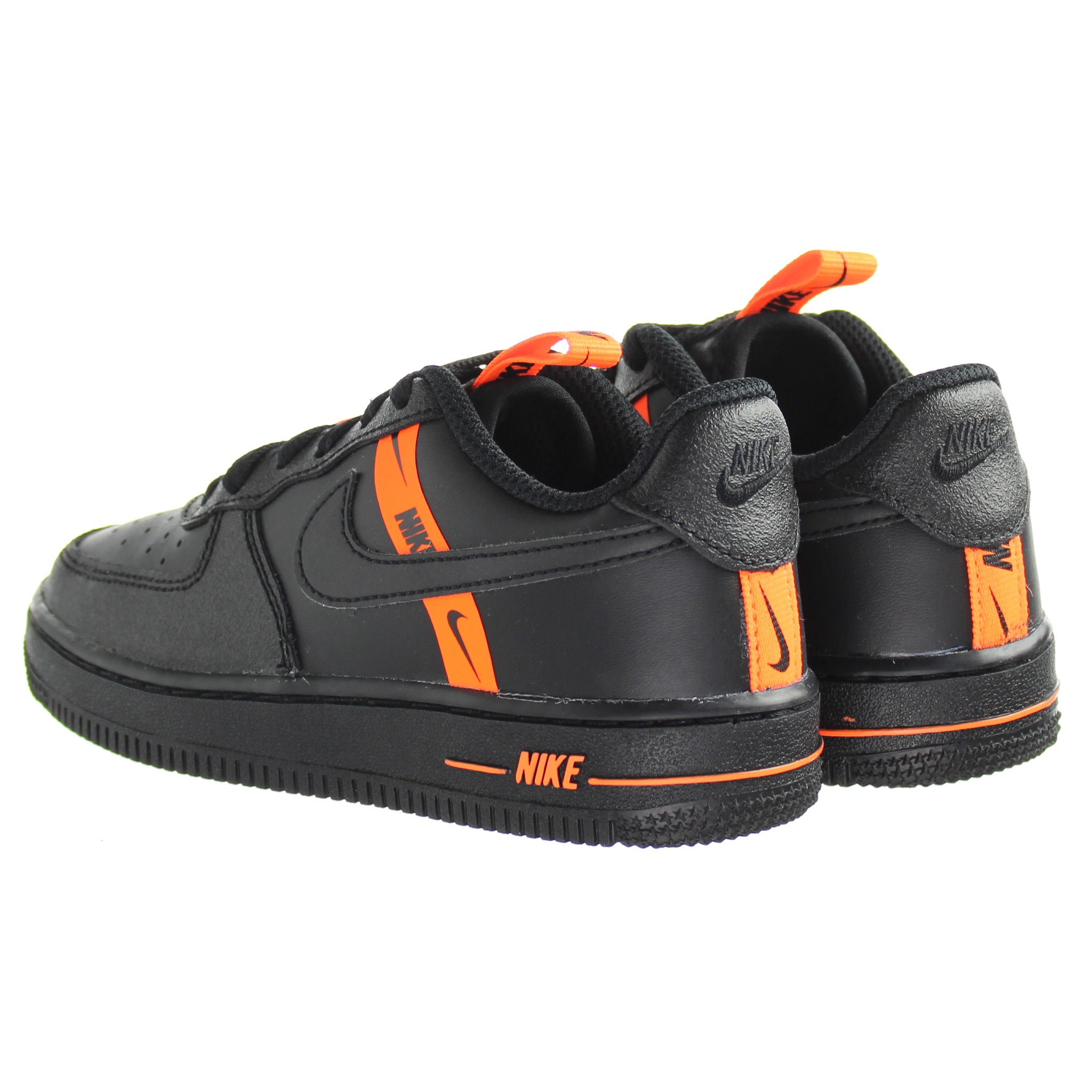 Nike Force 1 LV8 KSA Kids Black Trainers