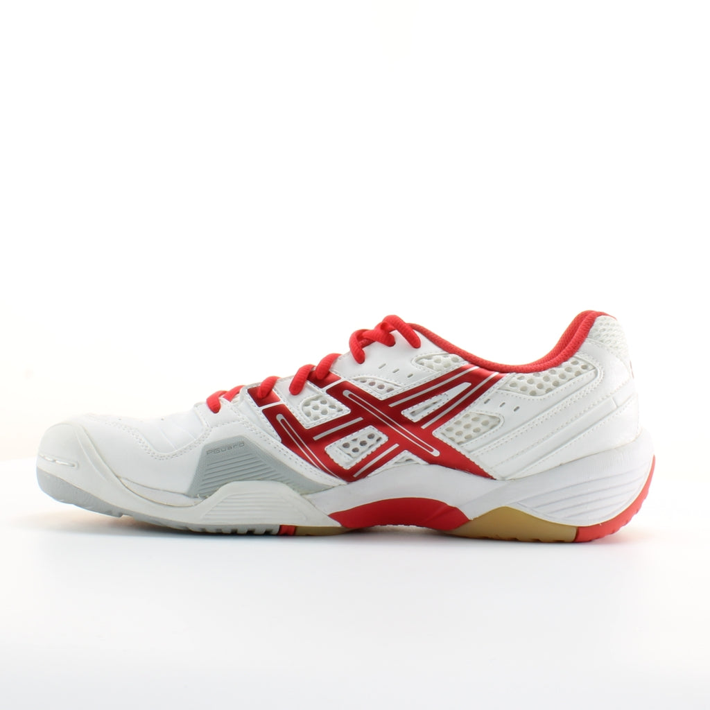 Asics Gel-Domain Womens White/Red Trainers