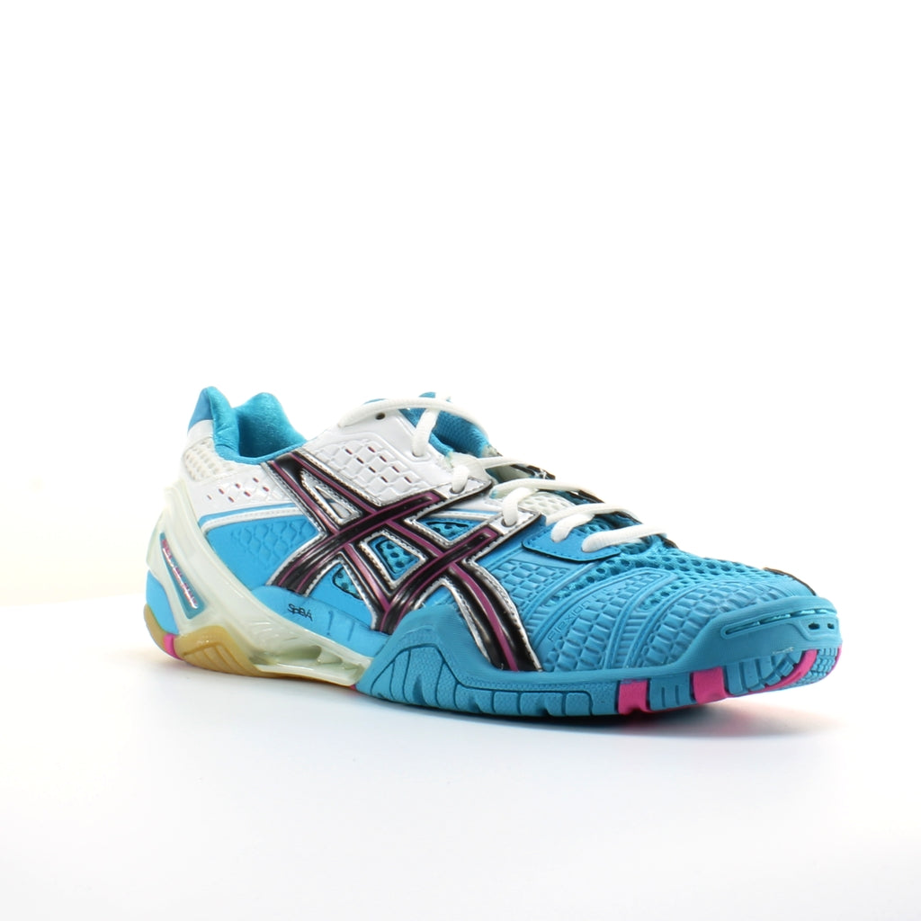 Asics Gel-Blast 5 Womens Blue Court Trainers