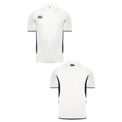 Canterbury Pro Cricket Kids Off White Polo Shirt