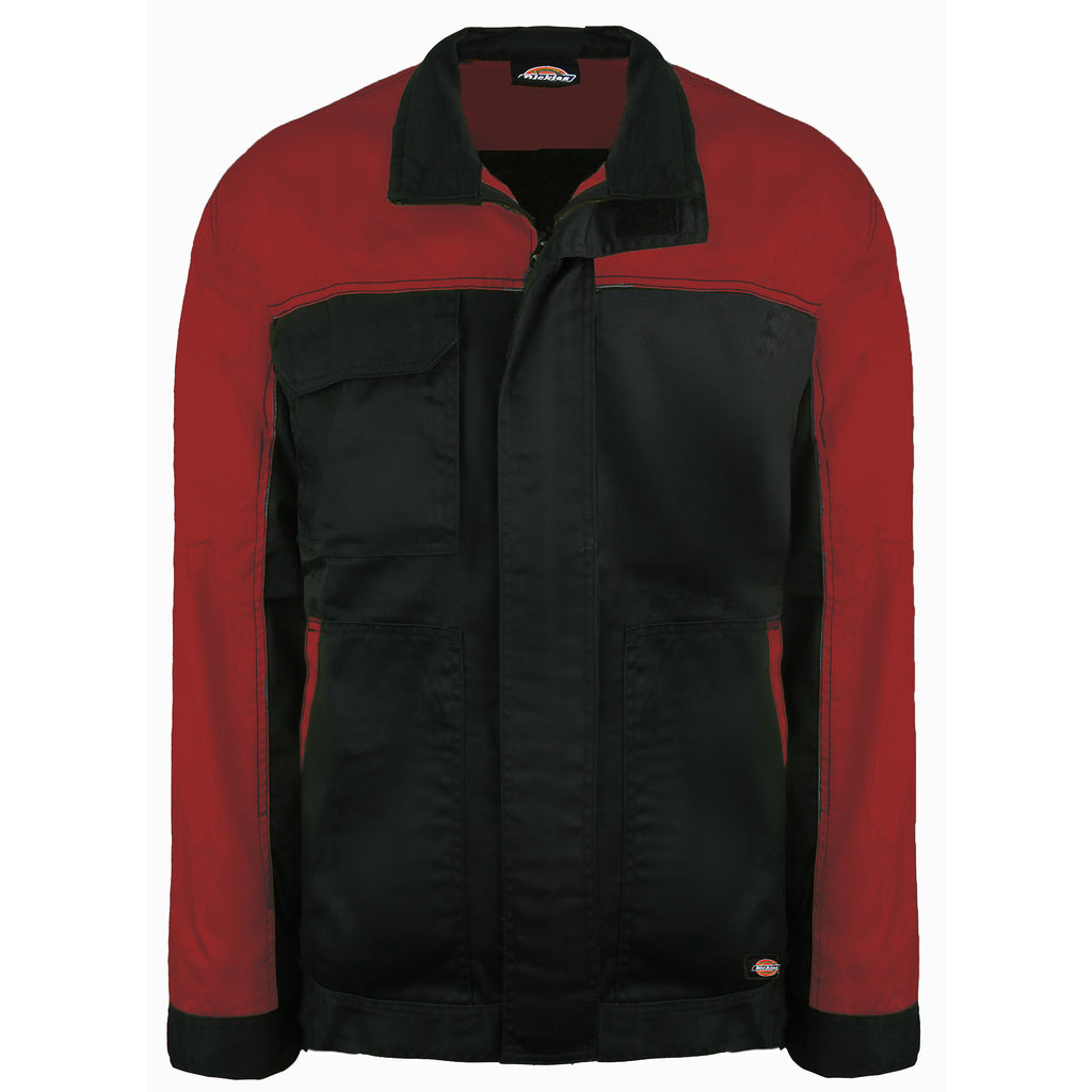 Dickies Everyday Mens Black/Red Work Wear Jacket