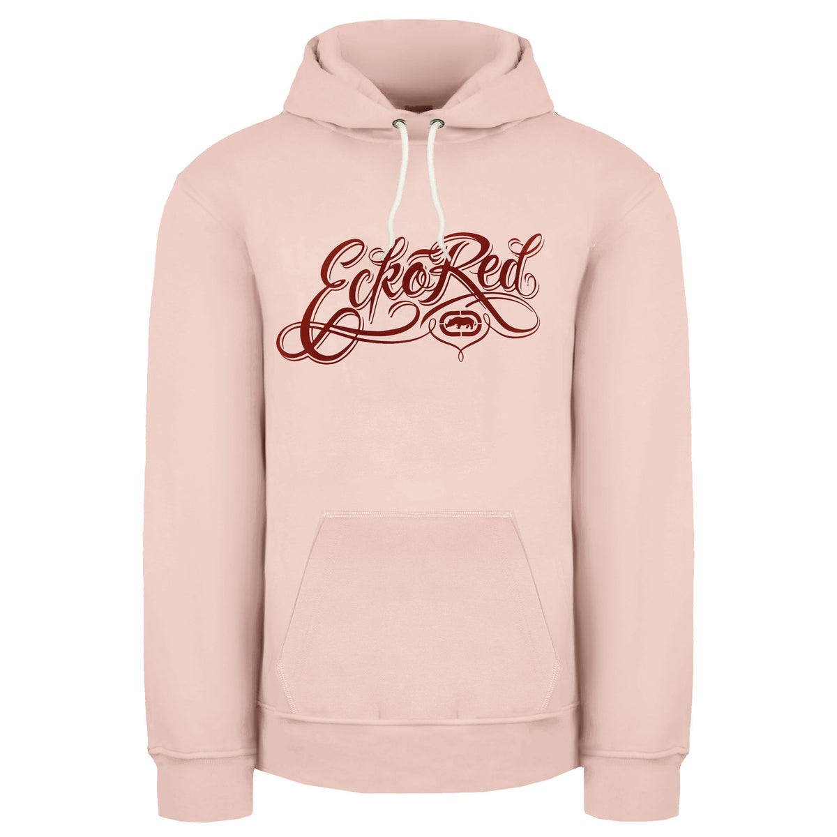 Ecko Unltd. Long Pullover Light Pink Womens Scarlett Hoodie EFM04804 POWDER PINK