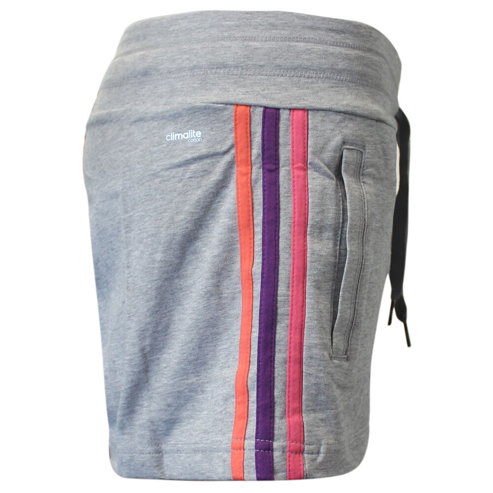 Adidas Essential Womens Grey Shorts