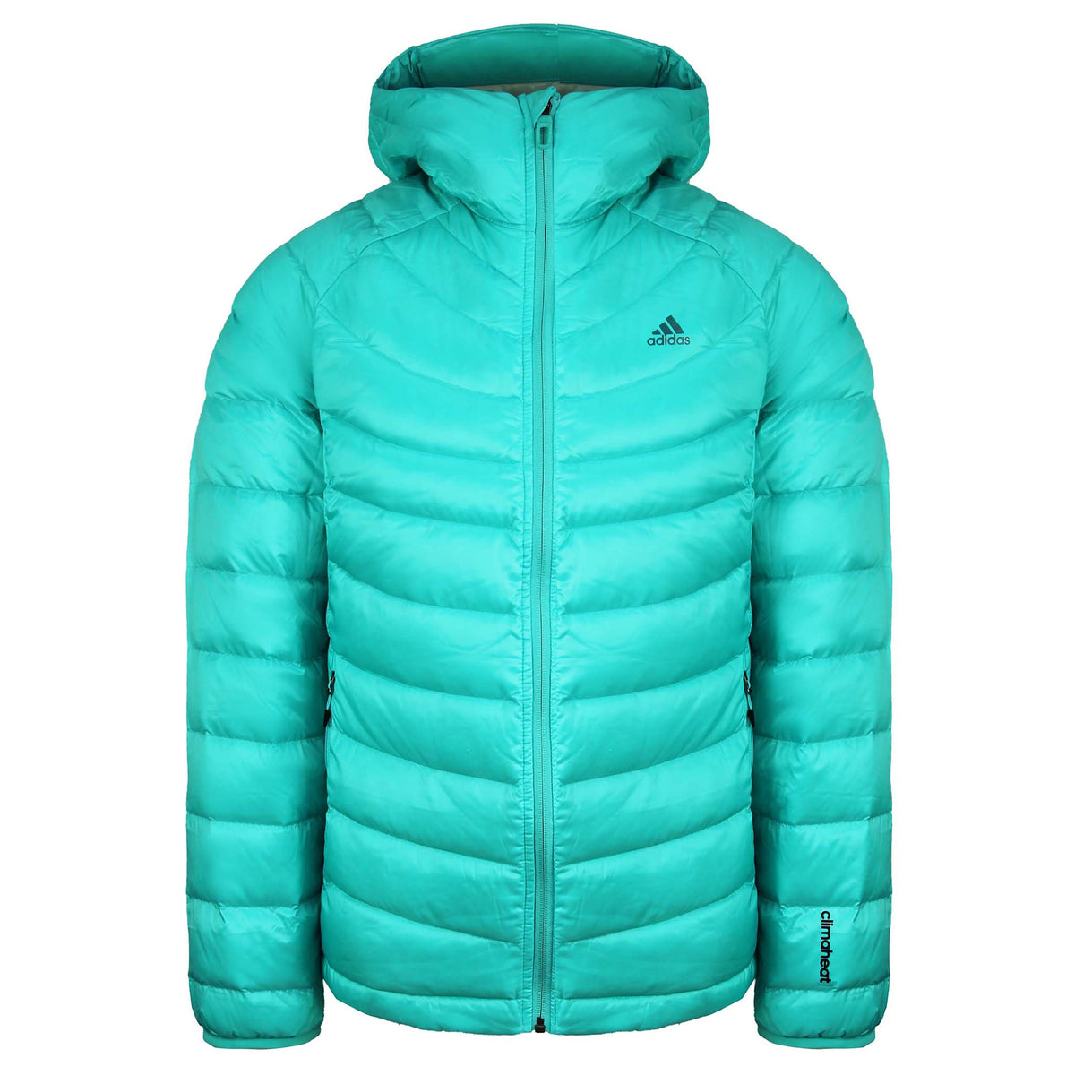 Adidas Performance ClimaHeat Zip Up Mint Womens Padded Jacket F96091 VIVID/MINT