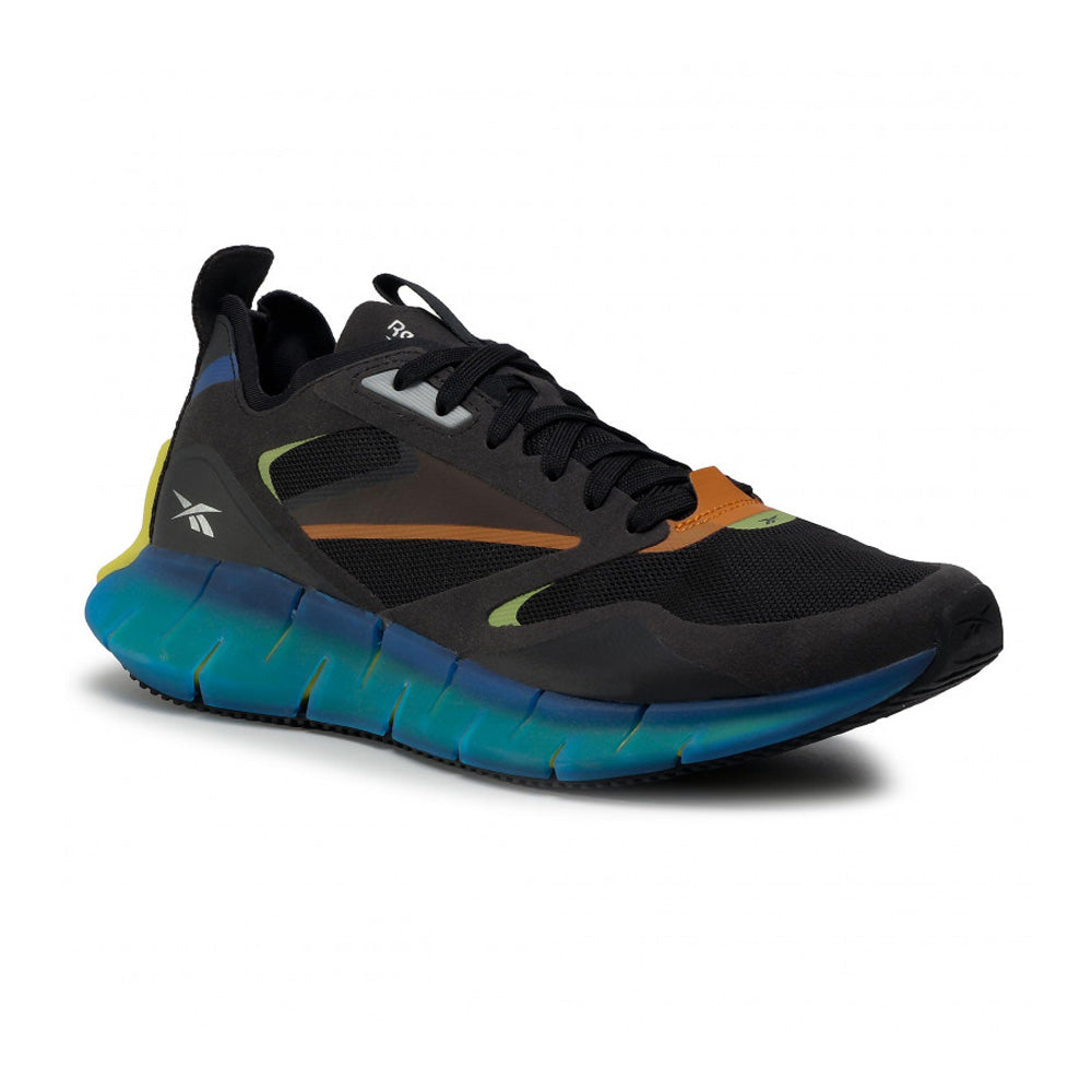 Reebok Zig Kinetica Horizon Lace-Up Black Synthetic Mens Trainers FW5299