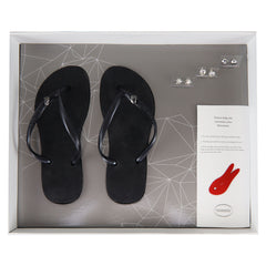 Havaianas Glam Box Womens Black Flip-Flops