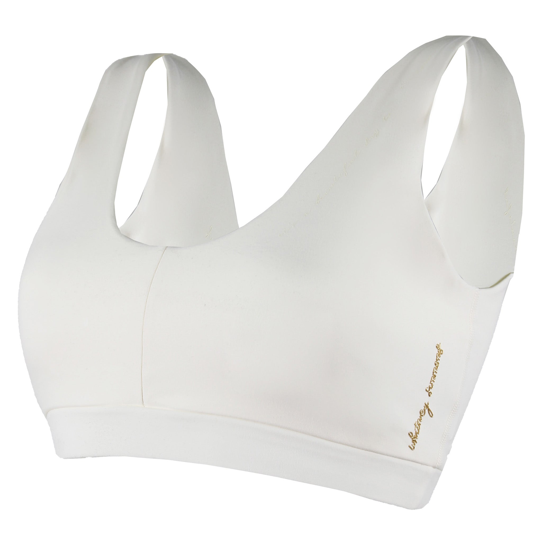 Gymshark Whitney Simmons Womens Ecru Sports Bra