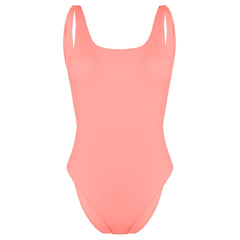 Gymshark Open Back Womens Pink Swimsuit