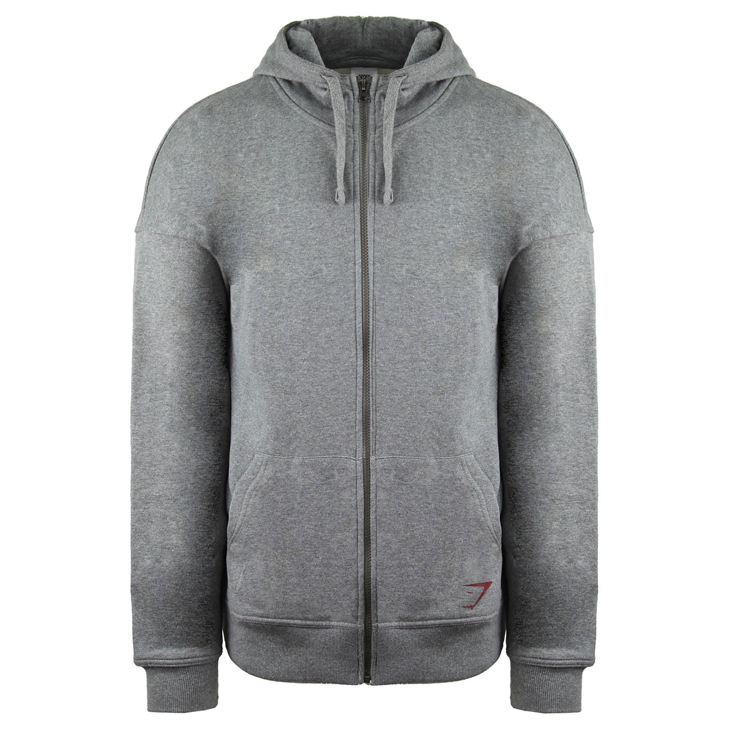 Gymshark Logo Mens Grey Track Jacket