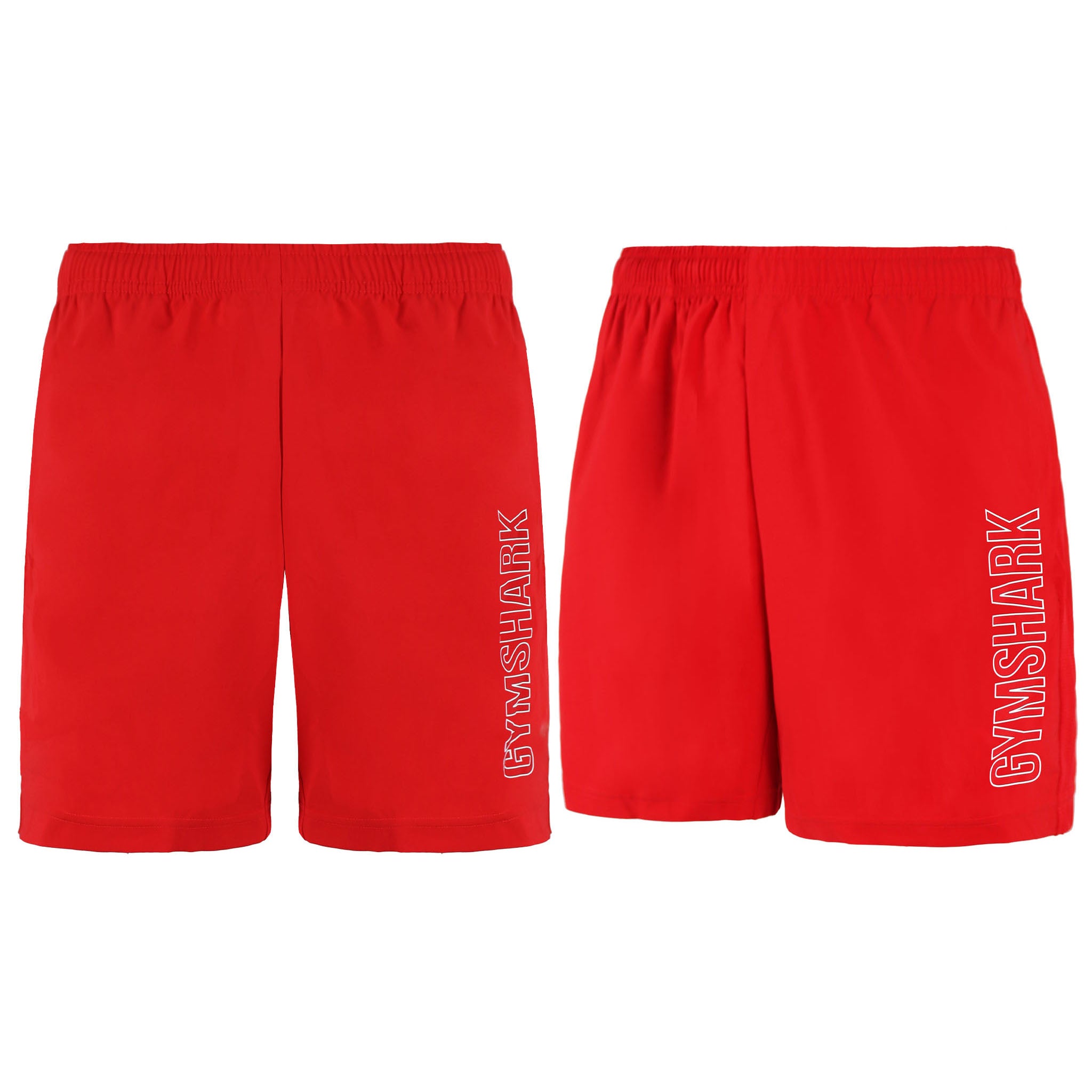 Gymshark Arrival 7inch Mens Red Shorts