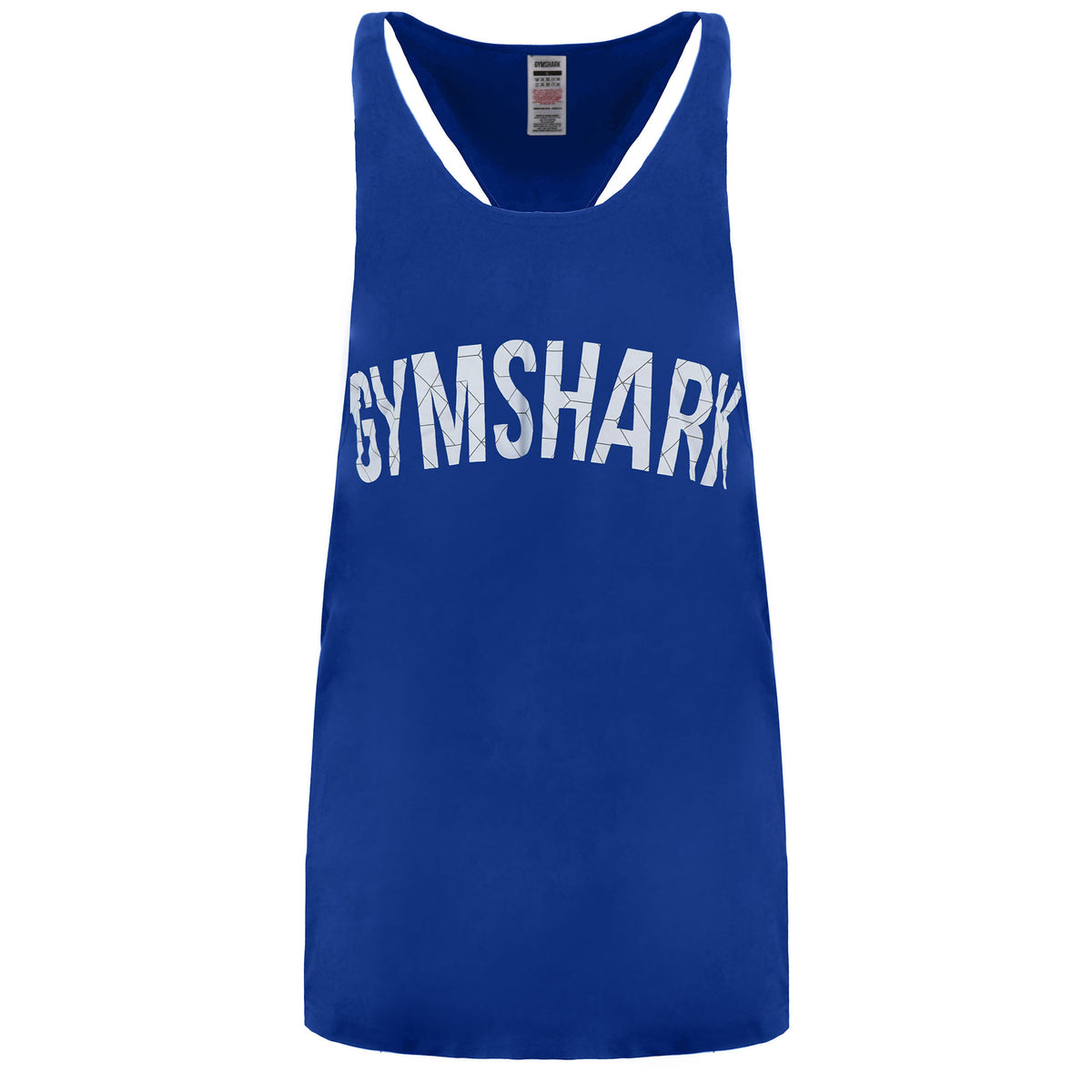 Gymshark Bold Stringer Mens Blue Tank Top