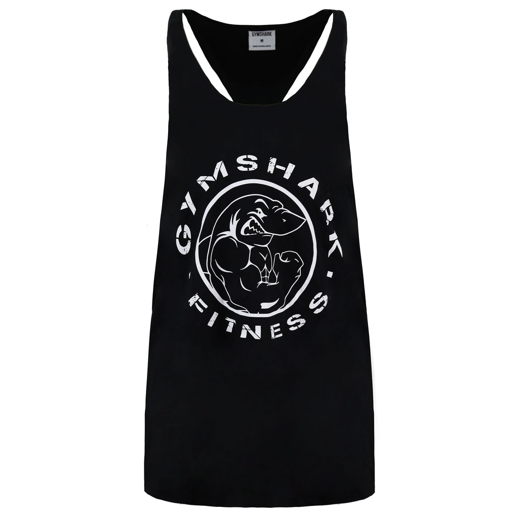 Gymshark Legacy Stringer Mens Black Tank Top