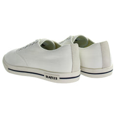 SeaVees Hermosa Surfwash Mens White Plimsolls