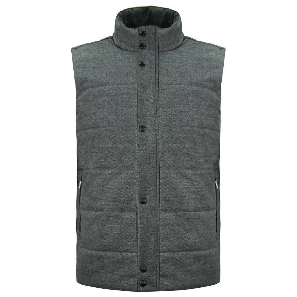 Hackett London Mens Grey Warm Gilet