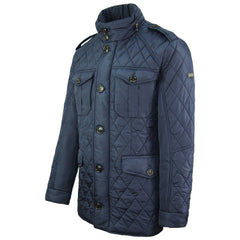 Hackett London Winter Holborn Mens Navy Coat