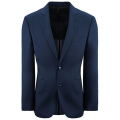 Hackett London Wool Puppytooth Mens Blue Shit