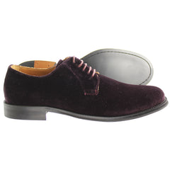 Hackett Derby Mens Dark Purple Shoes