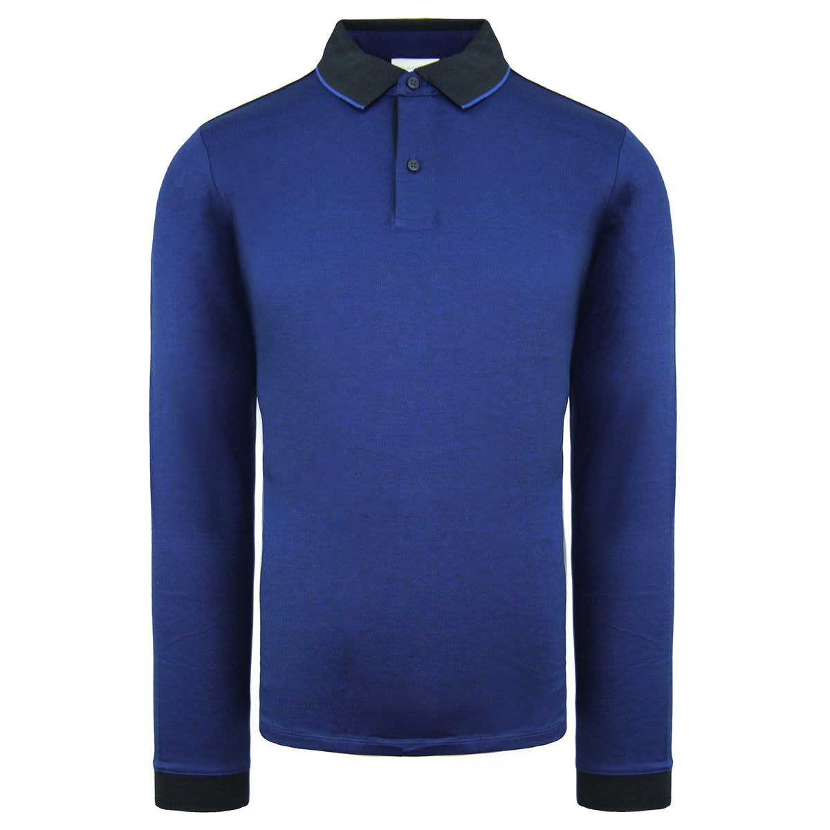 Calvin Klein 3-Tone Mens Blue Polo Shirt