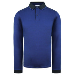 Calvin Klein 3-Tone Mens Blue Polo Shirt