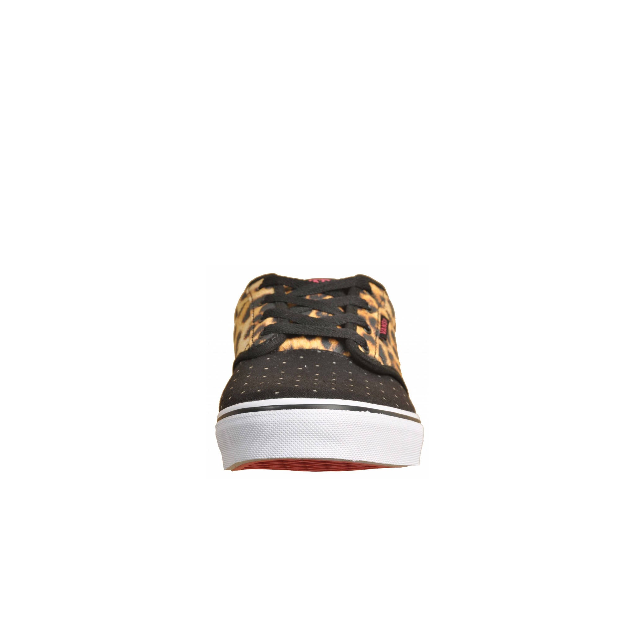 Vans Atwood Lace-Up Black Canvas Kids Plimsolls K2UDG6