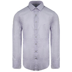 Calvin Klein Fitted Mens Light Purple Shirt
