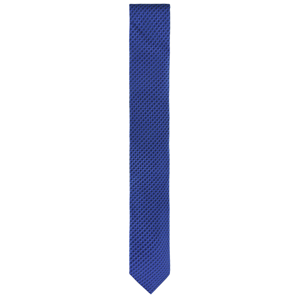 Calvin Klein Dotted Silk Mens Navy Tie