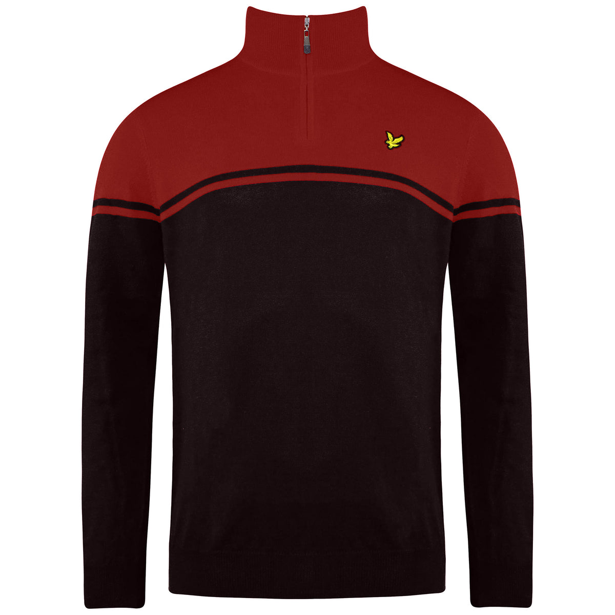 Lyle & Scott Croft Golf Mens Brown Sweater