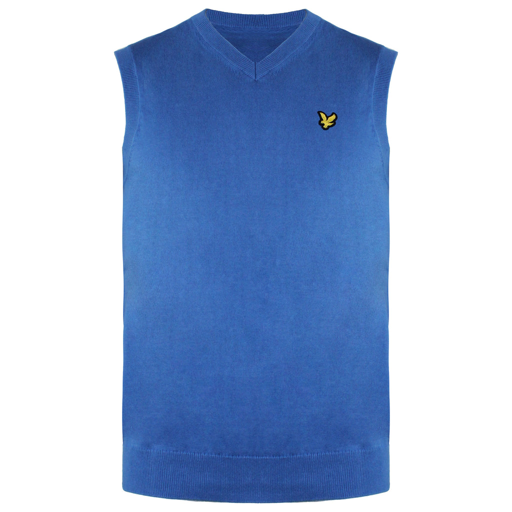 Lyle & Scott Golf Mens Blue Vest