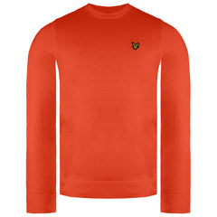 Lyle & Scott Merino Mens Orange Sweater