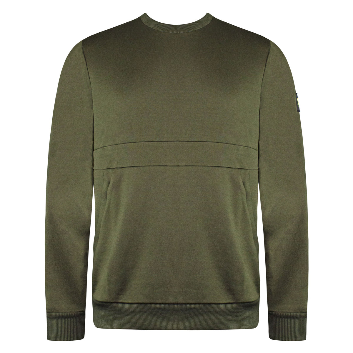 Lyle & Scott Pocket Mens Khaki Sweater