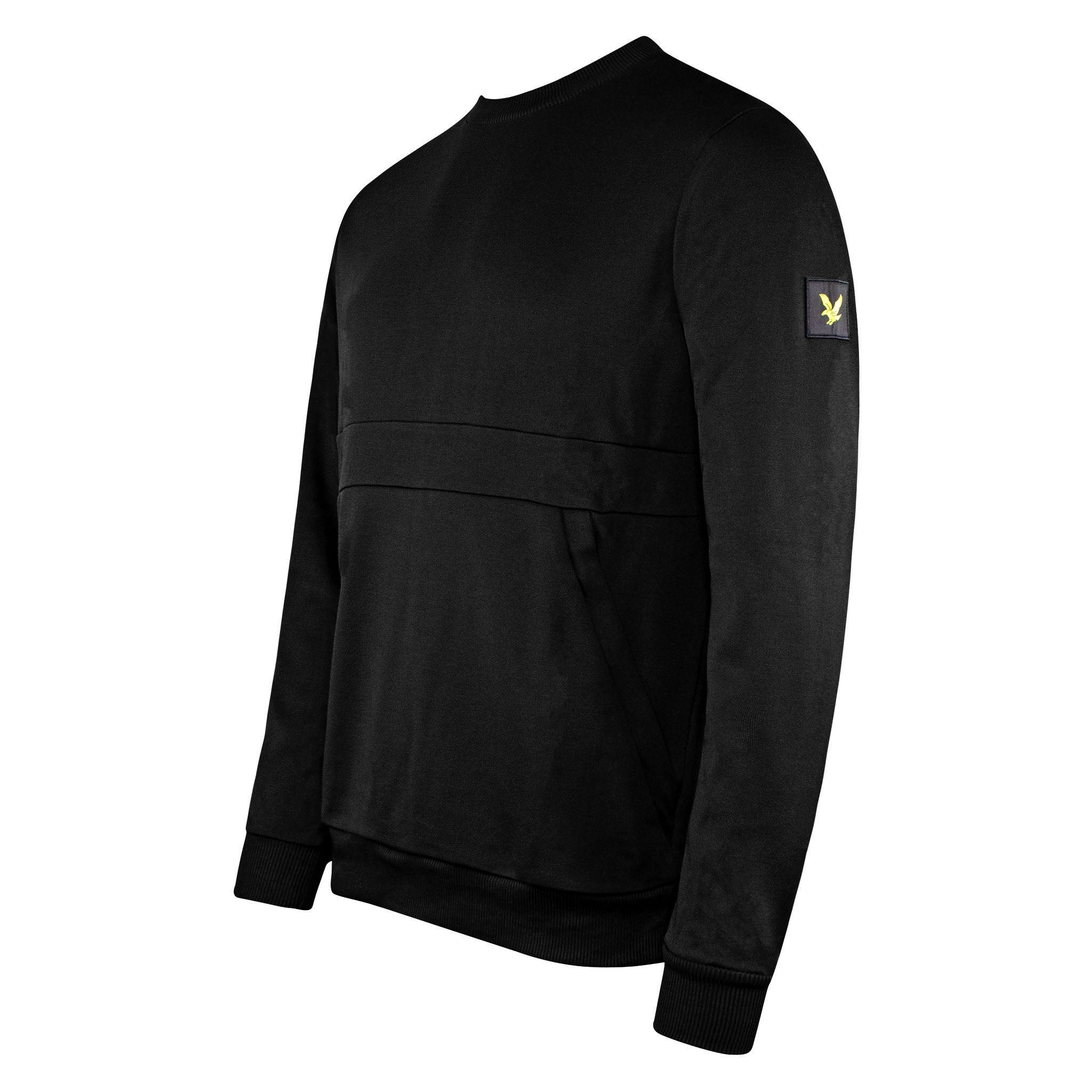 Lyle & Scott Pocket Mens Black Sweater