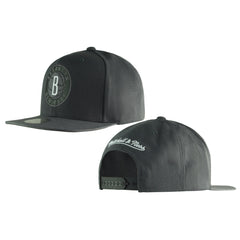 Mitchell & Ness Brooklyn Nets Mens Grey Cap