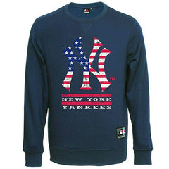 Majestic Rubeck NYY New York Yankees Mens Navy Sweater