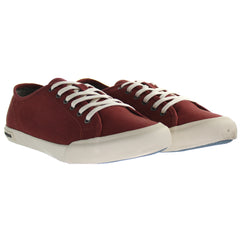 Seavees Monterey Standard Womens Red Plimsolls