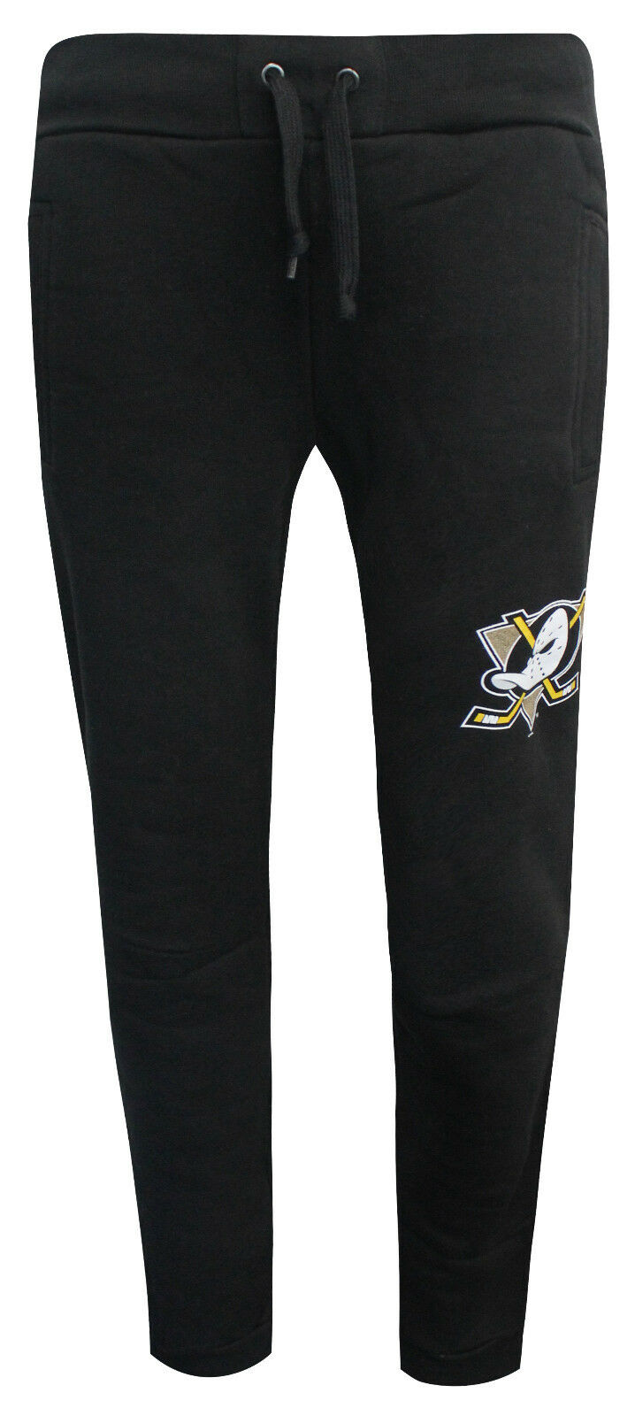 Majestic NHL Mighty Ducks Mens Black Jogger Bottoms Sweatpant N4ADBH AN0600 R8K