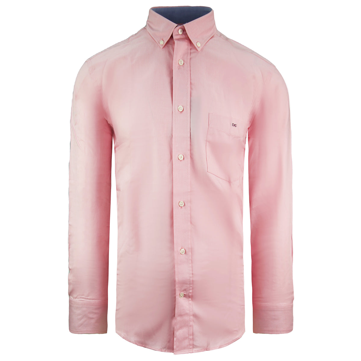 Eden Park Regular Mens Light Pink Oxford Shirt