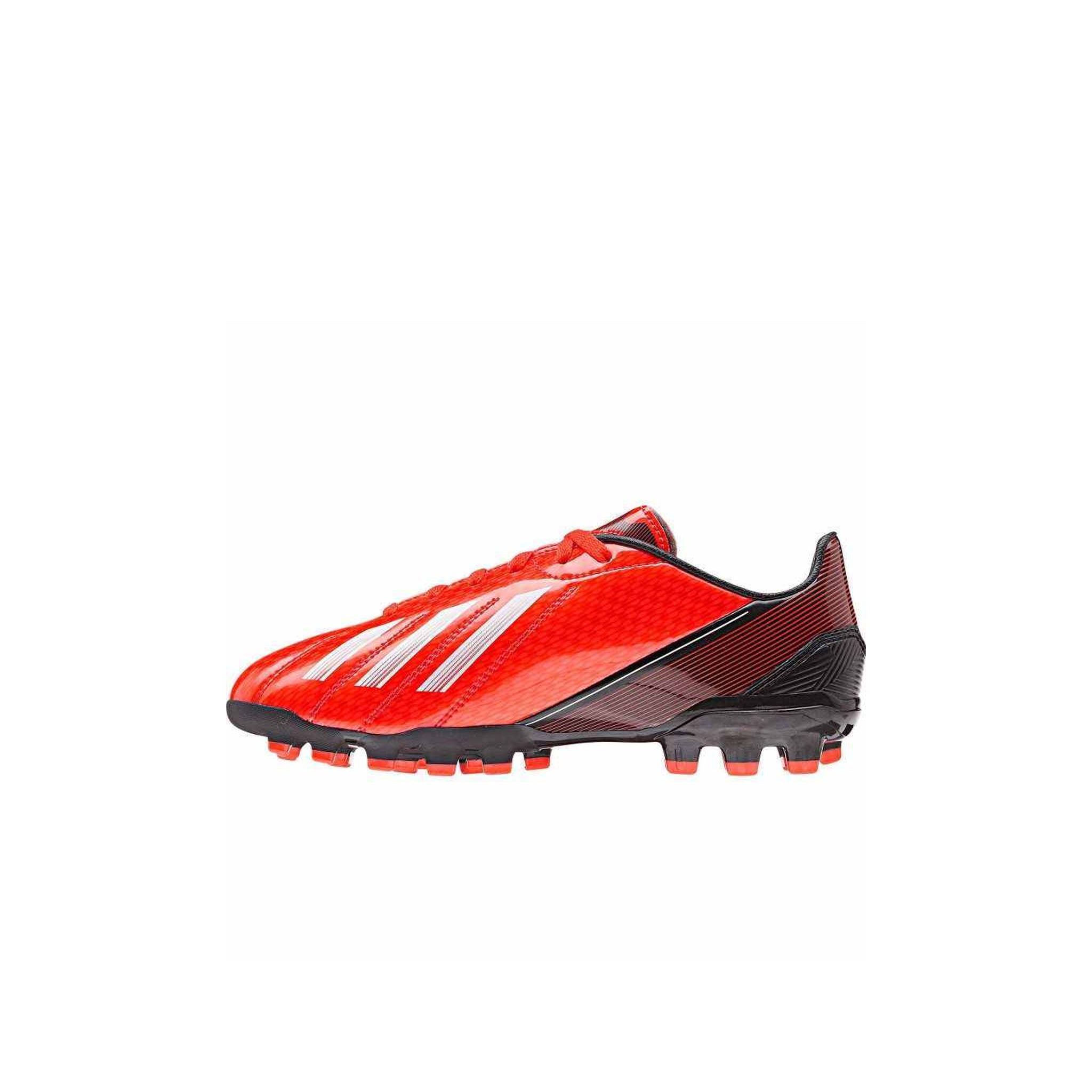 Adidas F10 TRX AG J Lace-Up Red Synthetic Kids Football Boots Q33866