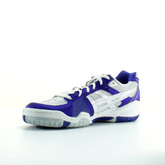 Asics Gel-Blade 4 Womens White/Purple Badminton Trainers