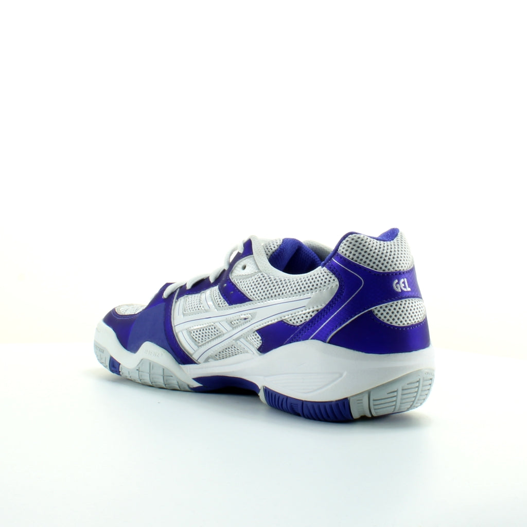 Asics Gel-Blade 4 Womens White/Purple Badminton Trainers