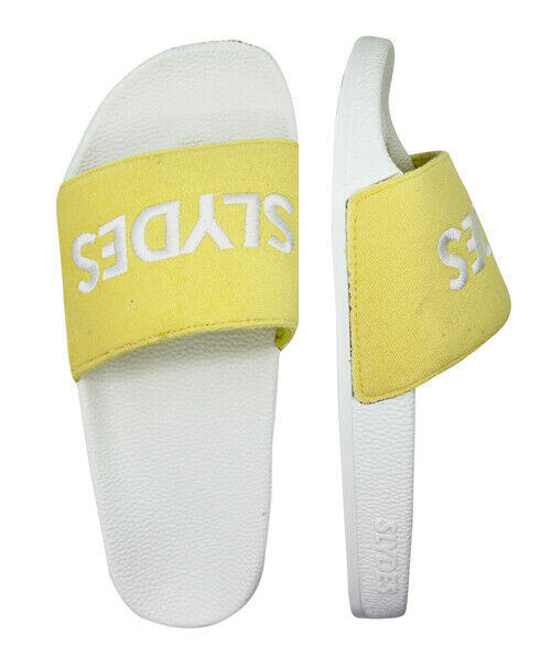 Slydes Plya Mens Yellow Sliders