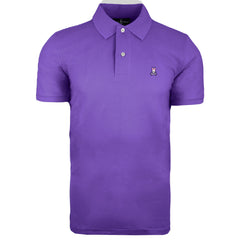 Psycho Bunny by Robert Godley Mens Purple Polo Shirt