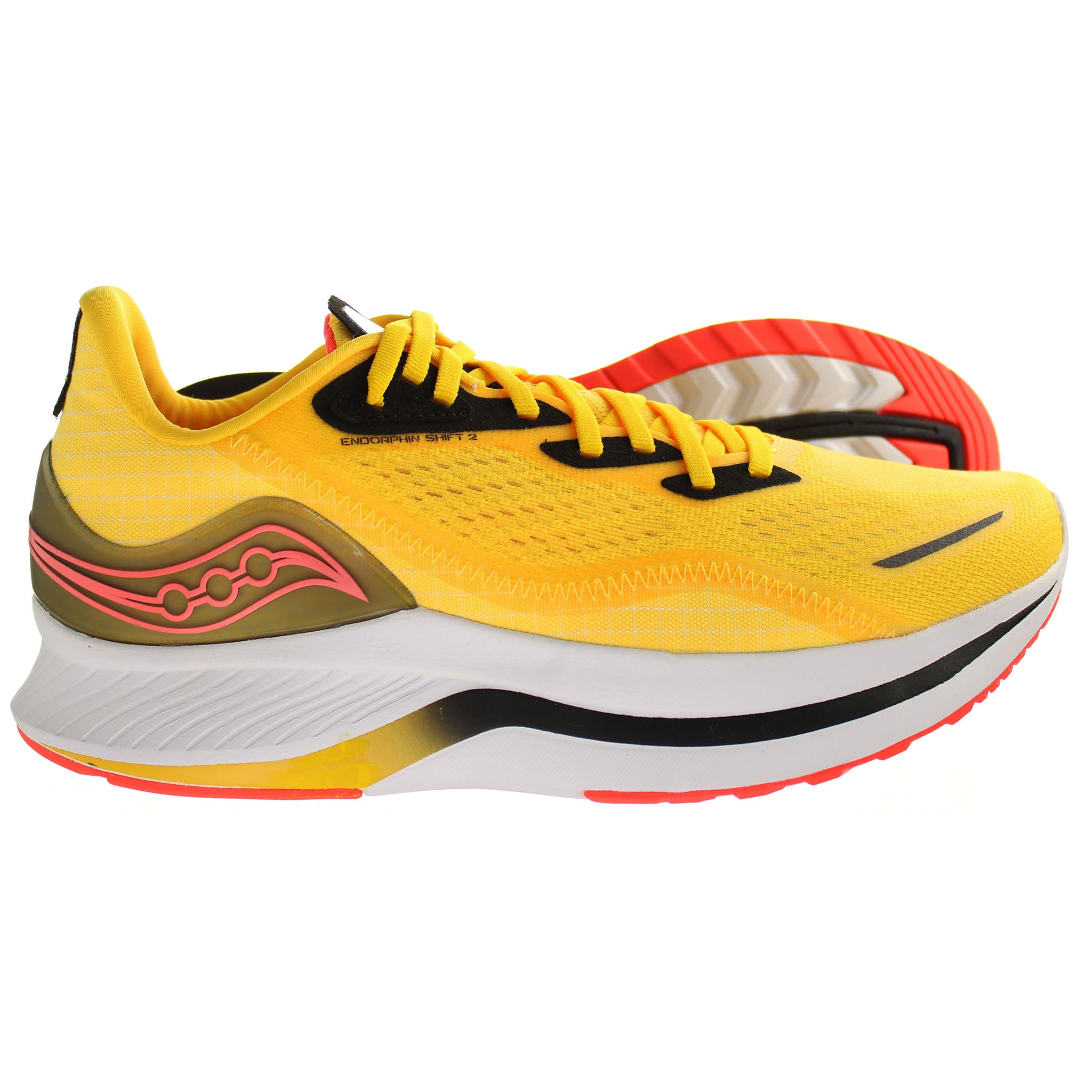 Saucony Endorphin Shift 2 Yellow Mens Running Trainers