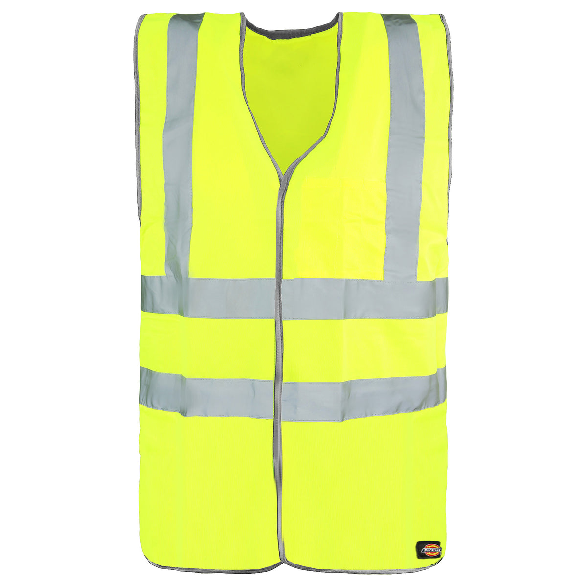 Dickies Hi-Vis Highway Safety Mens Yellow Reflective Vest