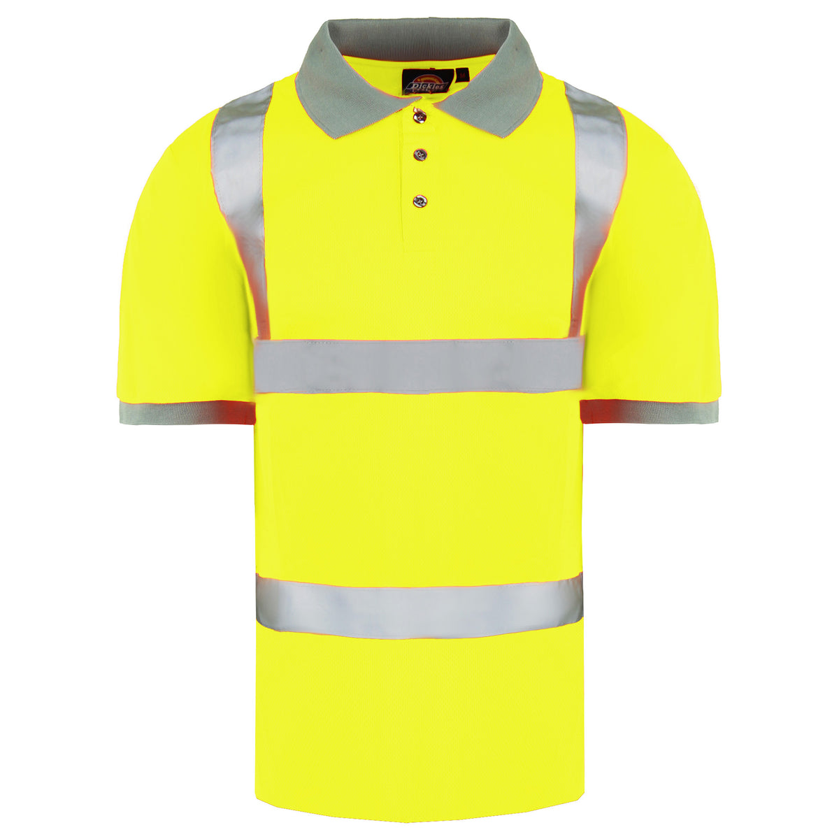 Dickies High Visibility Mens Yellow Safety Polo Shirt