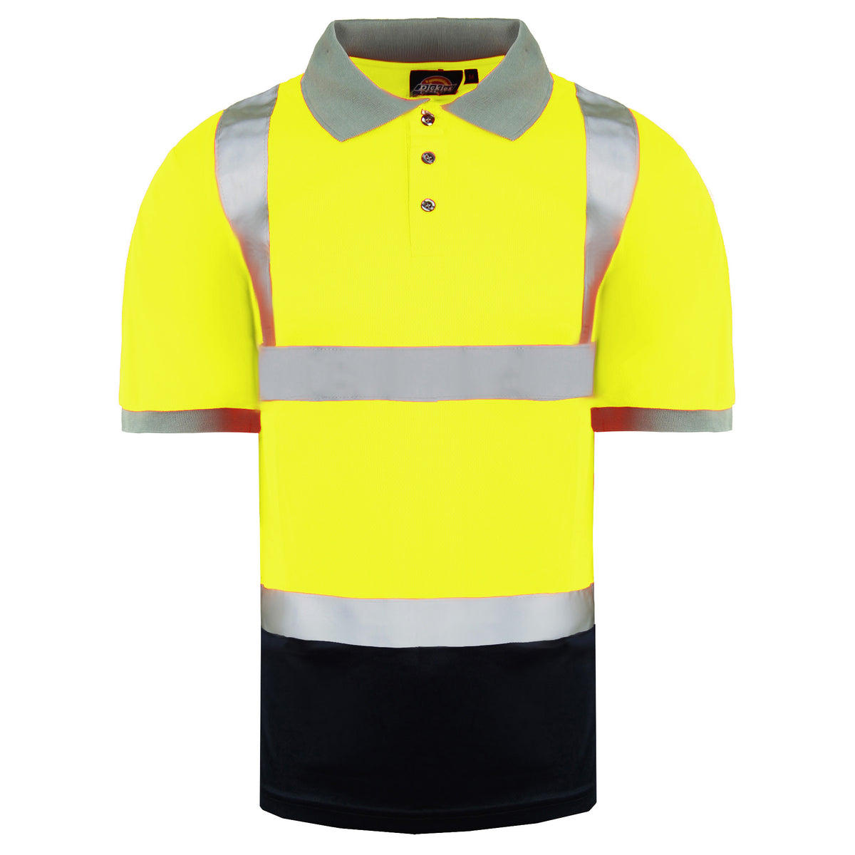 Dickies High Visibility Mens Yellow Safety Polo Shirt