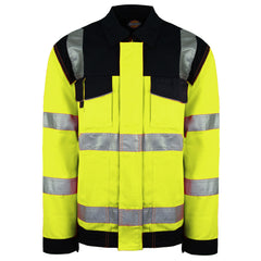 Dickies High Visibility Mens Yellow Everyday Jacket