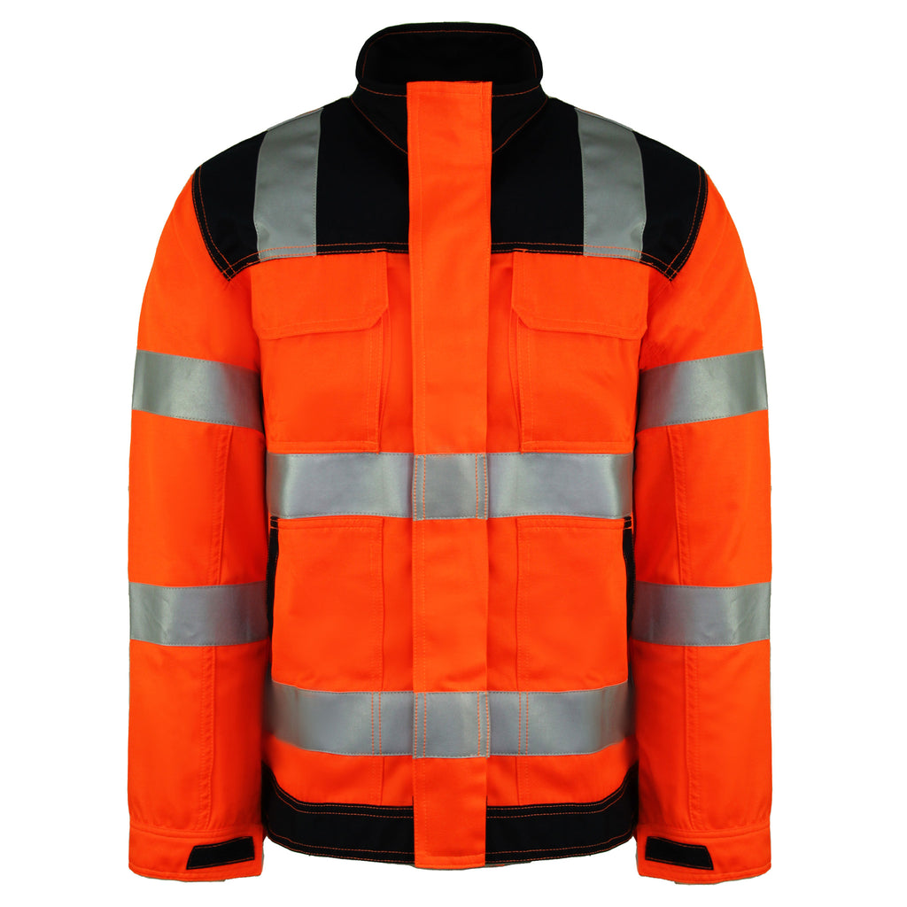 Dickies High Visibiliy Mens Orange Work Wear Jacket