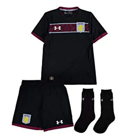 Under Armour Aston Villa FC Kids Away Football Loose Full Kit