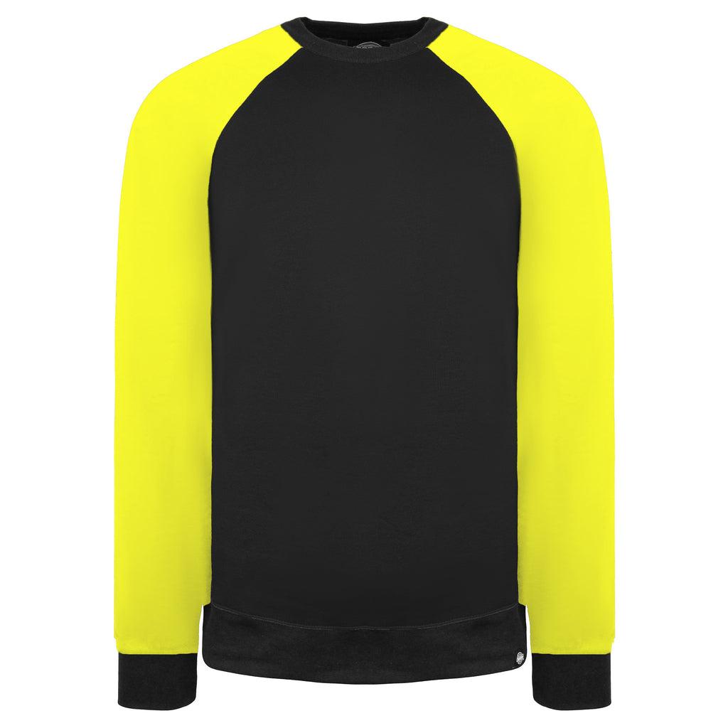 Dickies Two Tone Mens Black/Yellow Sweater